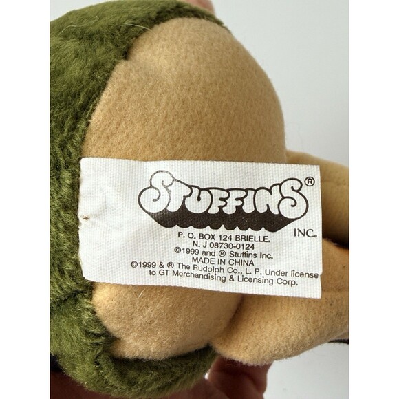 1999 CVS Stuffins 9” Plush BOSS ELF Misfit Rudolph Red Nosed Reindeer Tag Damage - Picture 10 of 13